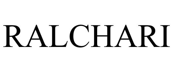 Trademark Logo RALCHARI