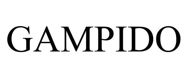 Trademark Logo GAMPIDO