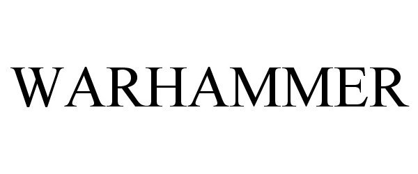 Trademark Logo WARHAMMER