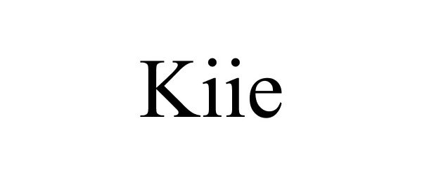 Trademark Logo KIIE