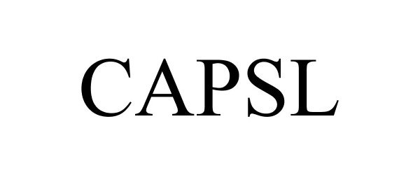 Trademark Logo CAPSL