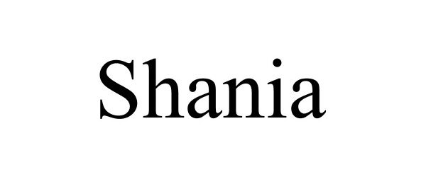 Trademark Logo SHANIA