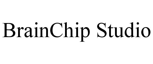 Trademark Logo BRAINCHIP STUDIO