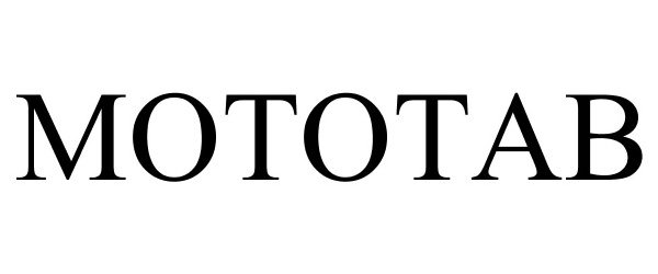 Trademark Logo MOTOTAB