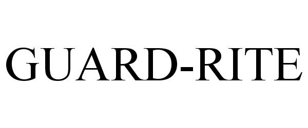 Trademark Logo GUARD-RITE