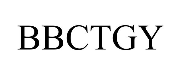 Trademark Logo BBCTGY