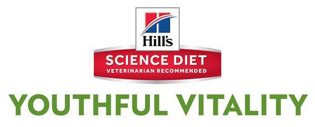  H HILL'S SCIENCE DIET VETERINARIAN RECOMMENDED YOUTHFUL VITALITY