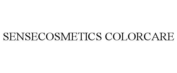 Trademark Logo SENSECOSMETICS COLORCARE
