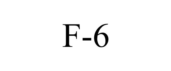 Trademark Logo F-6