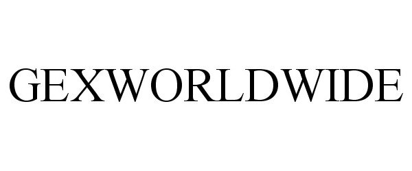Trademark Logo GEXWORLDWIDE