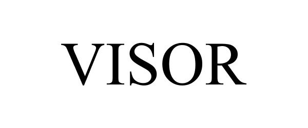 Trademark Logo VISOR