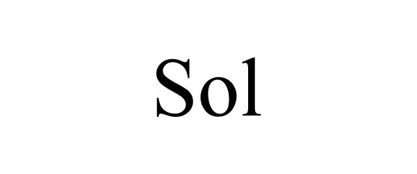 Trademark Logo SOL