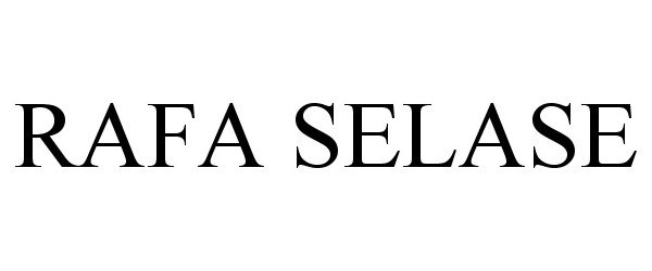 Trademark Logo RAFA SELASE