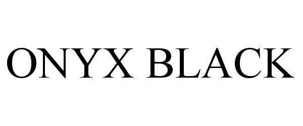  ONYX BLACK
