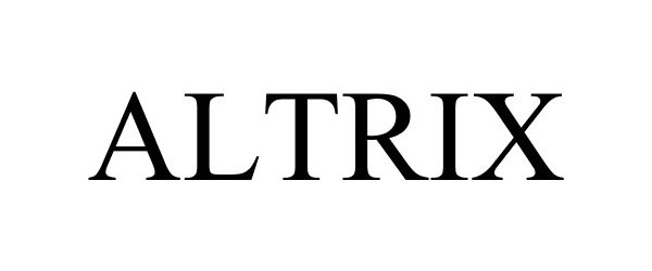 Trademark Logo ALTRIX