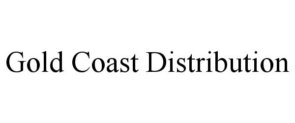 Trademark Logo GOLD COAST DISTRIBUTION