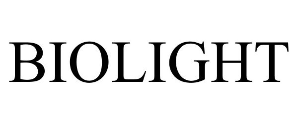 Trademark Logo BIOLIGHT