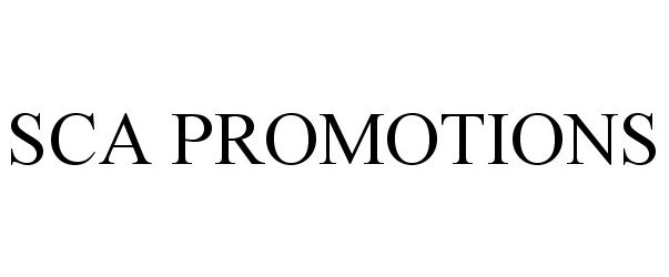 Trademark Logo SCA PROMOTIONS