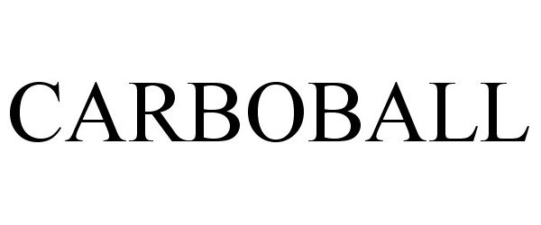 Trademark Logo CARBOBALL