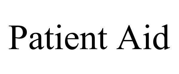 Trademark Logo PATIENT AID