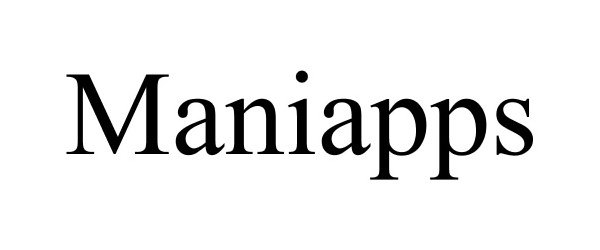Trademark Logo MANIAPPS