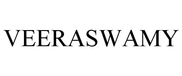 Trademark Logo VEERASWAMY