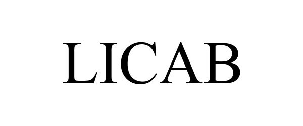 Trademark Logo LICAB