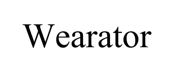 Trademark Logo WEARATOR