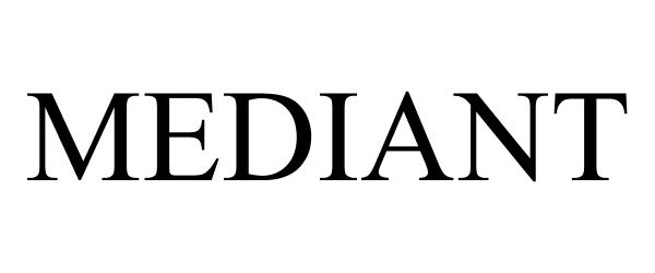 Trademark Logo MEDIANT