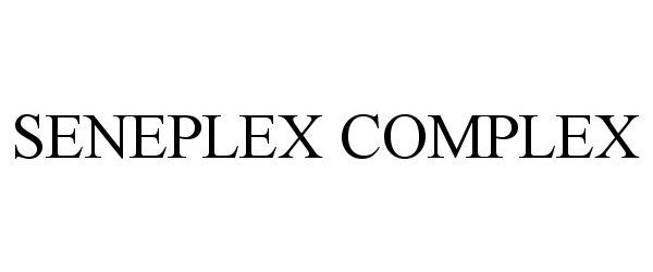 Trademark Logo SENEPLEX COMPLEX
