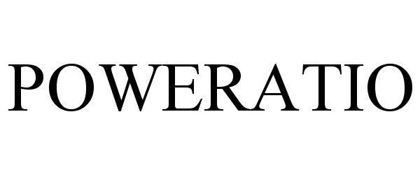 Trademark Logo POWERATIO