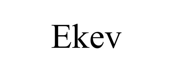 Trademark Logo EKEV