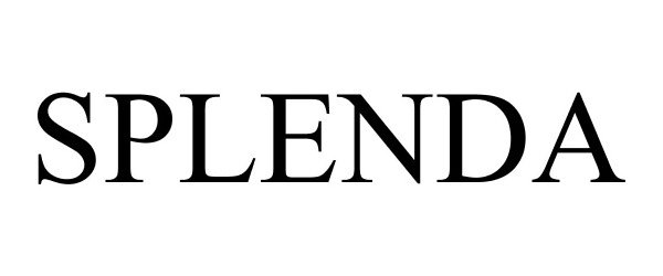 Trademark Logo SPLENDA