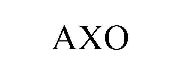 Trademark Logo AXO