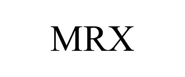 Trademark Logo MRX