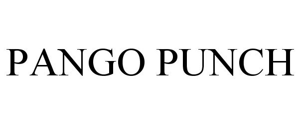 Trademark Logo PANGO PUNCH