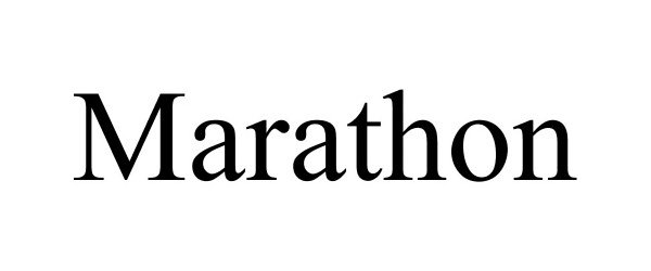 Trademark Logo MARATHON