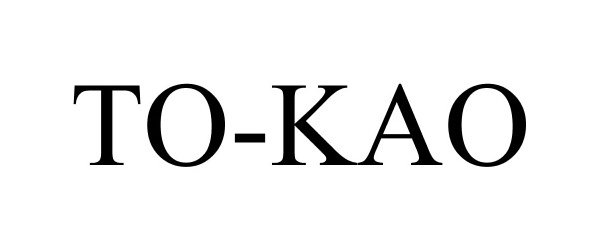 Trademark Logo TO-KAO