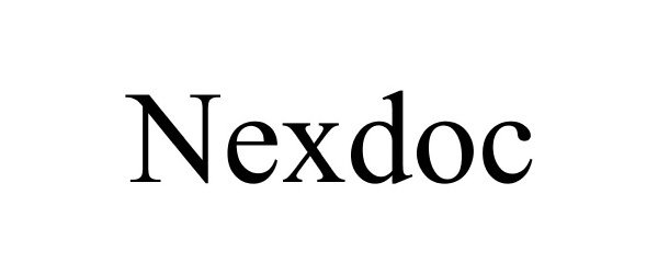 Trademark Logo NEXDOC