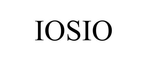 Trademark Logo IOSIO