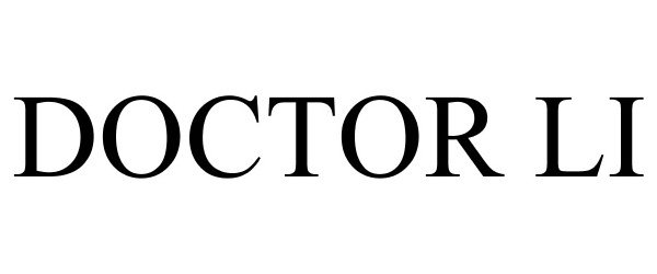 Trademark Logo DOCTOR LI