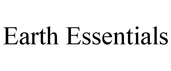 Trademark Logo EARTH ESSENTIALS