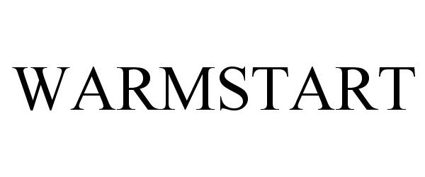 Trademark Logo WARMSTART