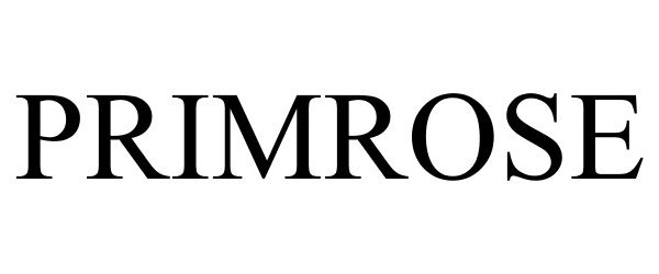 Trademark Logo PRIMROSE