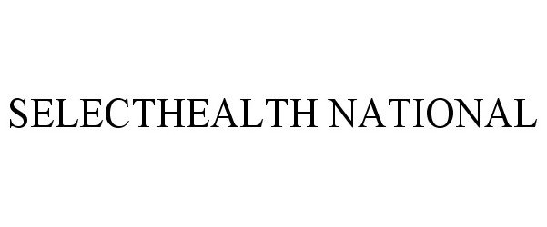 Trademark Logo SELECTHEALTH NATIONAL