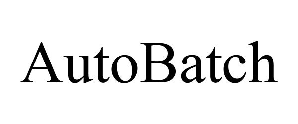 Trademark Logo AUTOBATCH