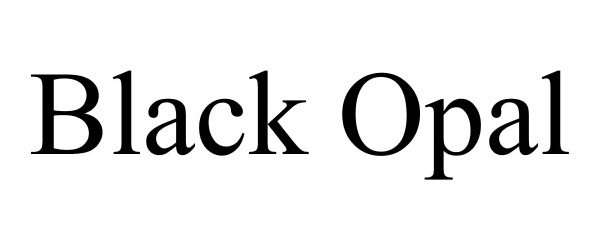 Trademark Logo BLACK OPAL
