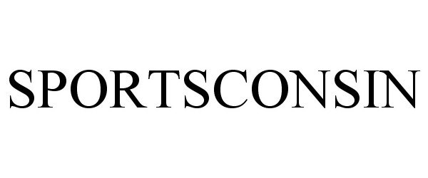 Trademark Logo SPORTSCONSIN