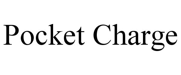 Trademark Logo POCKET CHARGE