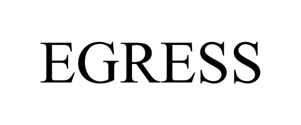 Trademark Logo EGRESS